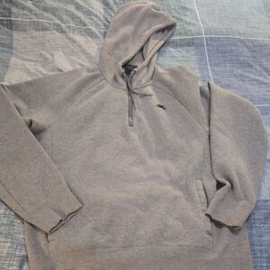 Nike Gray Pullover Hoodie with Small Swoosh